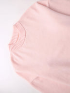 R&B | Preppy Rundausschnitt Gestrickter Pullover