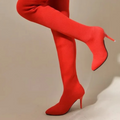R&B | Overknee Stretch Stiletto Stiefel Elegante Damen Stiefel
