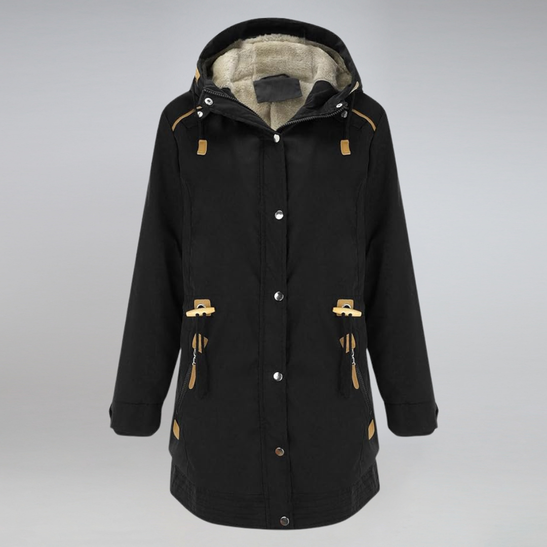 R&B | Wetterfeste Damen-Parka-Jacke