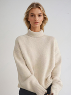 R&B | Rollkragenpullover Im Koreanischen Oversize-Stil - Modischer Strickpullover für Herbst und Winter
