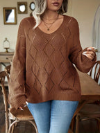 R&B | Damen Übergroßer Strickpullover In Übergröße
