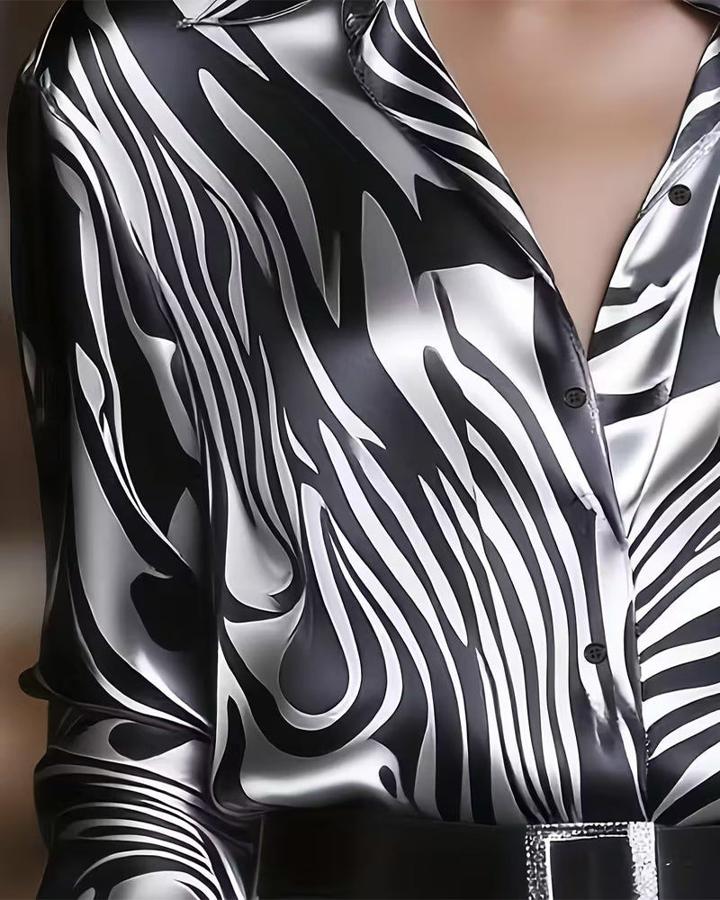 R&B | Elegantes Bedrucktes Hemd