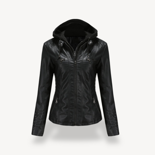 R&B | Motorrad Kunstlederjacke Damen