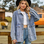 R&B | Denimcharm Klassisch Vintage Denim Jack für Damen