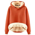 Sherpa Fleecejacke mit Kapuze