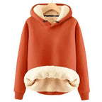 Sherpa Fleecejacke mit Kapuze