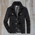 R&B | Cordjacke mit Knopfverschluss Baumwollmischung Zeitloses Design