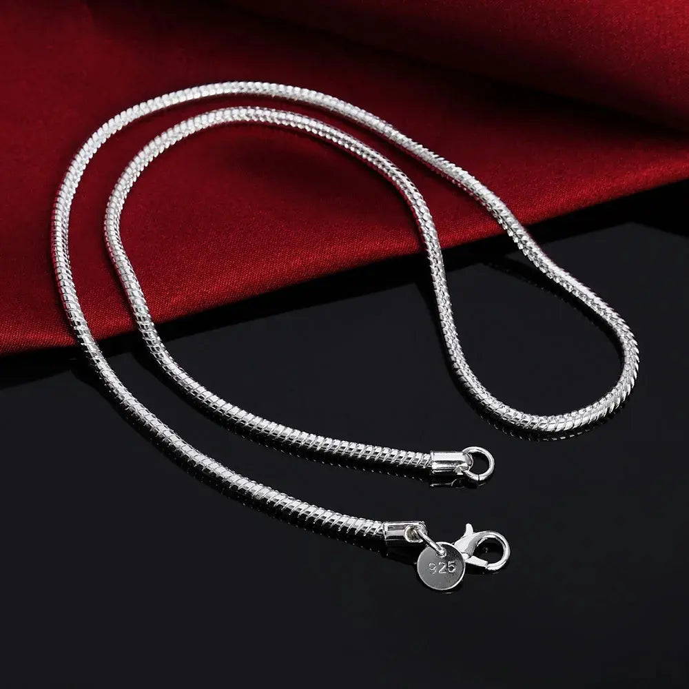 R&B | 925 3Mm Sterling Silber Schlangen Kette