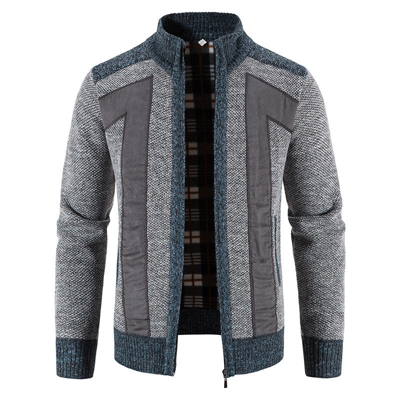 R&B | Lässige Plüschjacke mit Reißverschluss für Männer