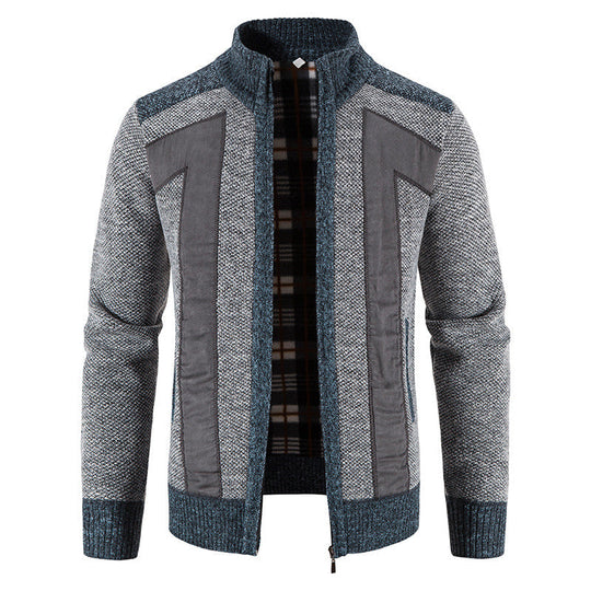R&B | Lässige Plüschjacke mit Reißverschluss für Männer