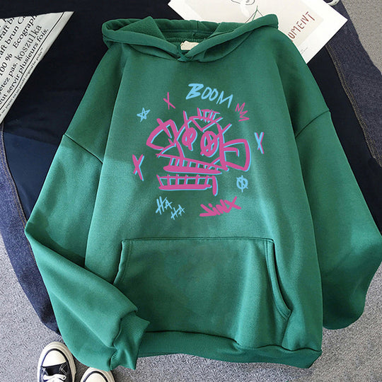 R&B | Arcane Hoodie Harajuku Stil Jinx und Ekko