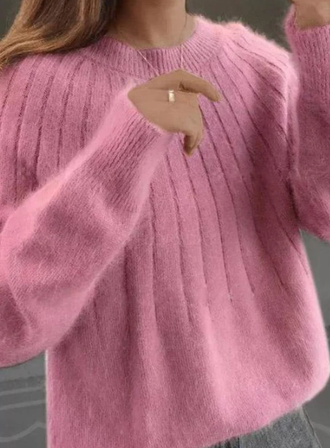 R&B | Flauschiger Strickpullover