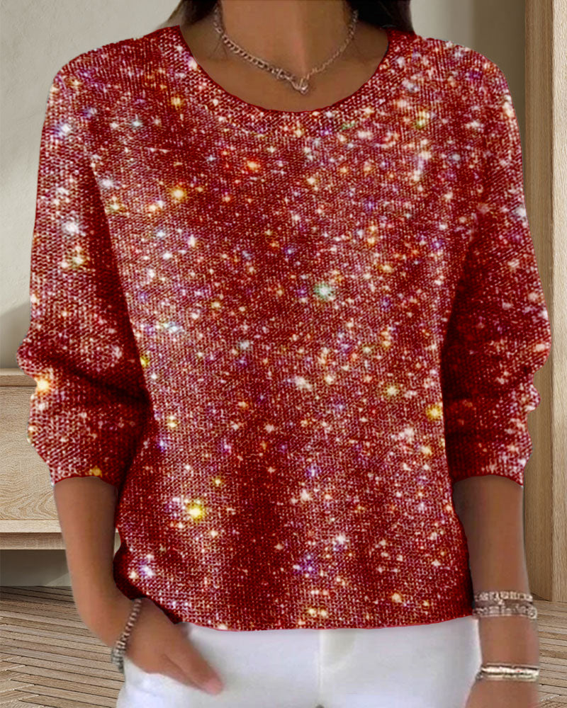 R&B | Sweatshirt mit Rundhalsausschnitt