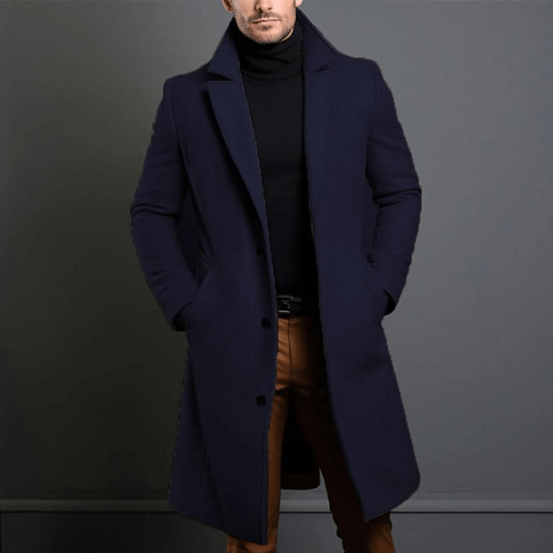 R&B | Herren langer Wintermantel