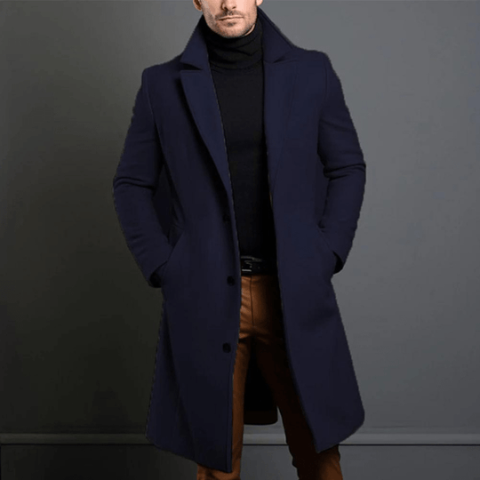R&B | Herren langer Wintermantel