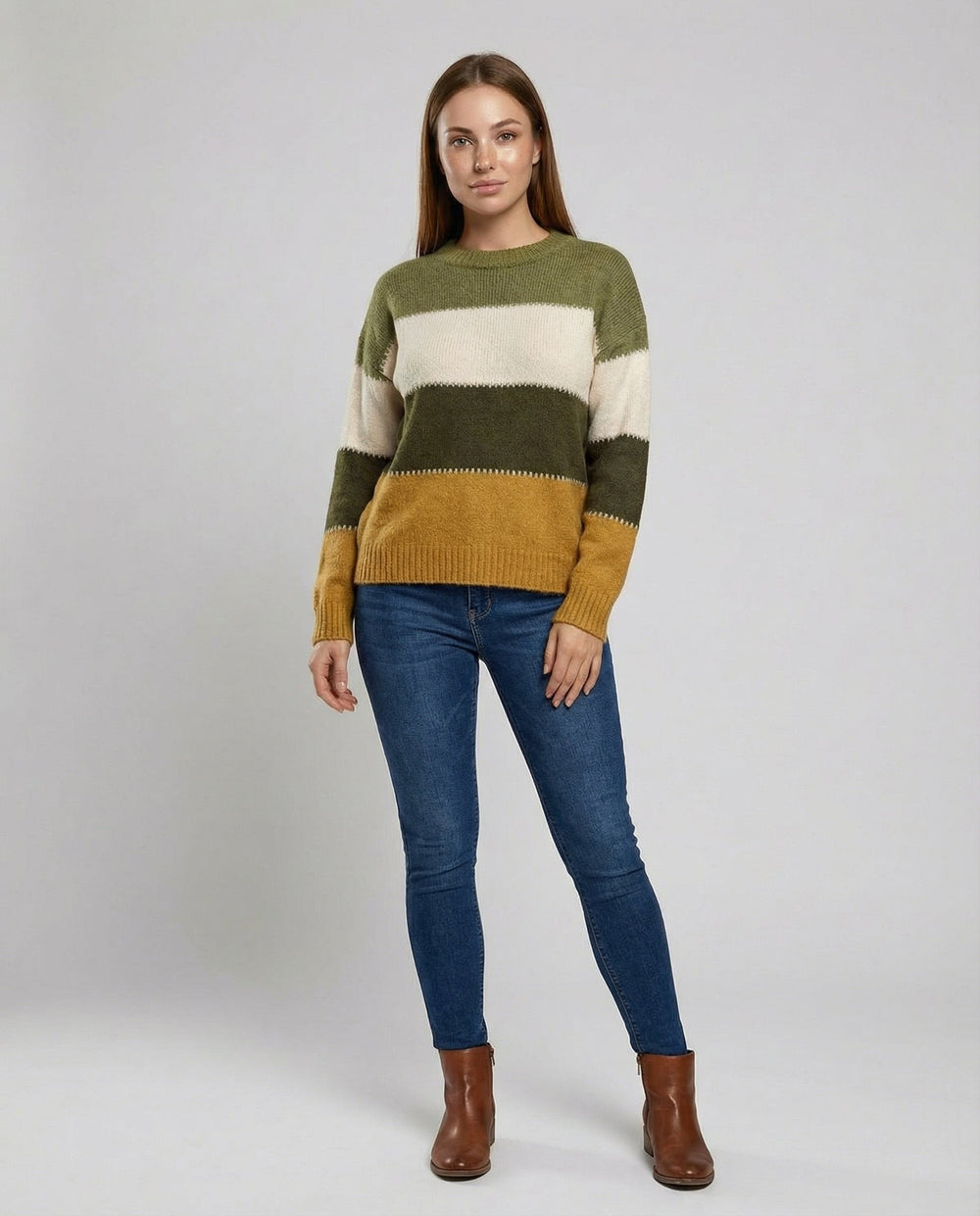 Gestreiftes Damen Sweatshirt | R&B
