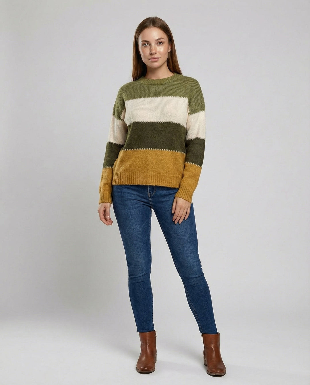 Gestreiftes Damen Sweatshirt | R&B