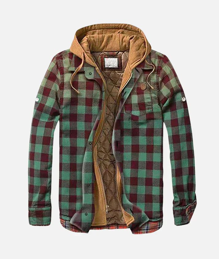 R&B | Gepunktete Jacke mit Kapuze