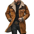 Herren Teddyfellteppich-Mantel