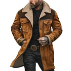 Herren Teddyfellteppich-Mantel