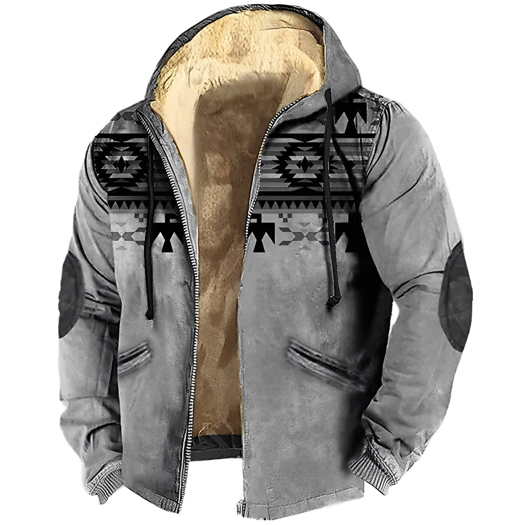 R&B | Kapuzenjacke im Tribal-Stil für Herren