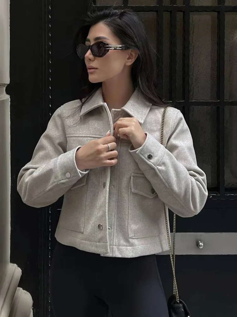 R&B | Kurzjacke für Frauen Bomber