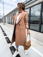 R&B | Langes Daunenjacke Eleganter Zeitloser Stil Ideal Für Den Winter
