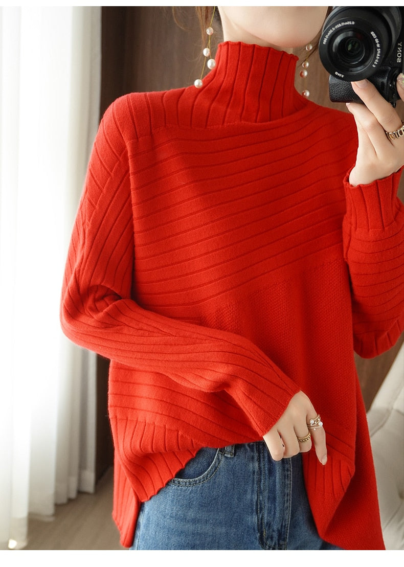 R&B | Rollkragenpullover für Herbst und Winter Ideal, Um Warm Zu Bleiben