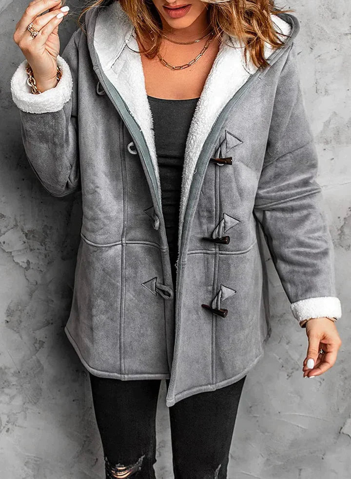 R&B | Warme Jacke mit Kapuze