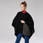 R&B | Warmer Poncho mit Fließendem Schnitt