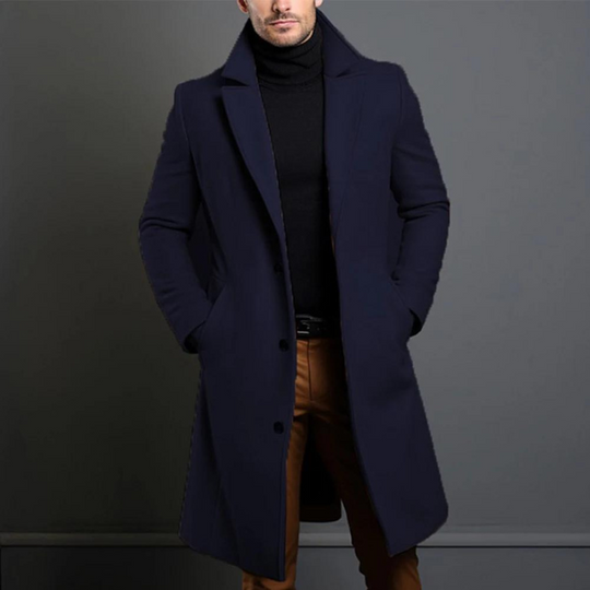 R&B - Länger, lässiger Trenchcoat für Herren
