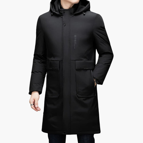 R&B | Stilvolle Winterjacke mit Kapuze für Männer