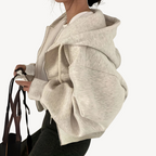 R&B | Cropped Zip Hoodie für Damen