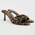 R&B | High-Heeled Slippers mit Leopardenmuster