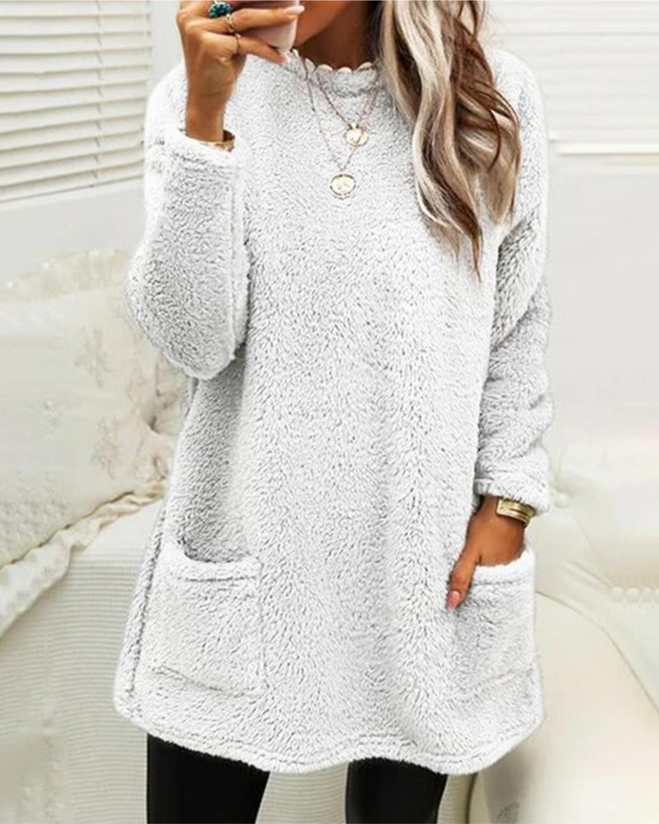 R&B | Pull Warm für Frauen Lang