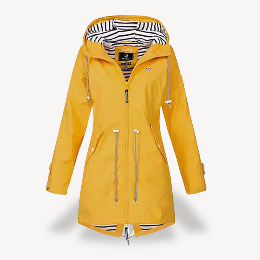 R&B | Damen Wasserdichte Kapuzenregenjacke