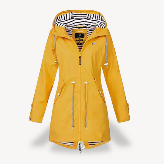 R&B | Damen Wasserdichte Kapuzenregenjacke