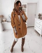 R&B | Eleganter Locker Sitzender Damen Trenchcoat