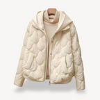 R&B | Gestepptes Puffer-Jacke mit Kapuze für Frauen