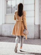 R&B | Klassischer Damen Trenchcoat Mit Doppelter Schleifenverschluss