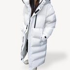 R&B | Damen Übergroße Lange Pufferjacke