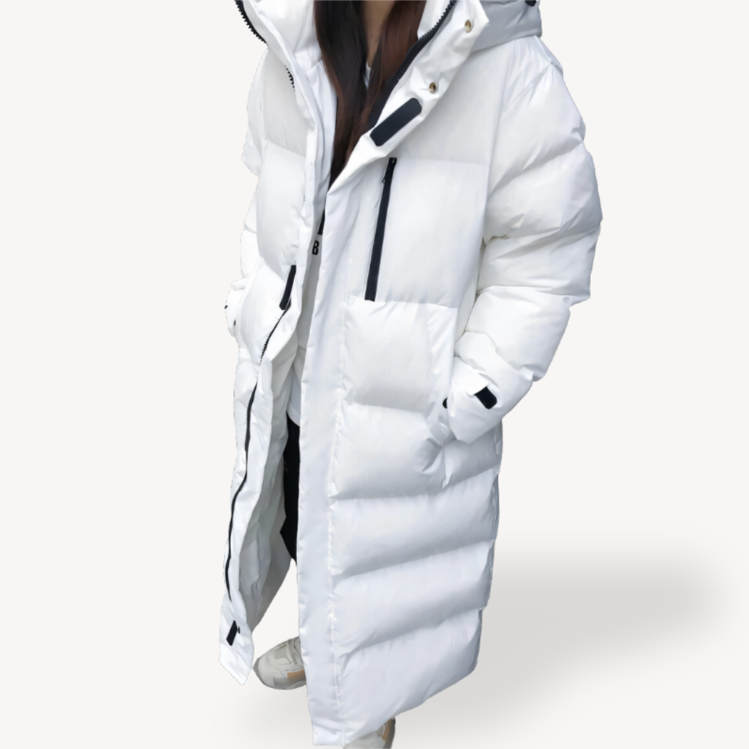 R&B | Damen Übergroße Lange Pufferjacke