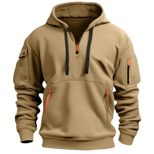 R&B | Kapuzenshirt mit Reißverschlüssen Weich und Praktisch Perfekt für Outdoor-aktivitäten