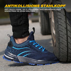 Leicht Sicherheitsschuhe Herren Damen Arbeitsschuhe Atmungsaktiv Schutzschuhe Stahlkappe Sportlich Sneaker R&B