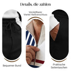 Herren Set Pullover mit grafischem Druck und Hose