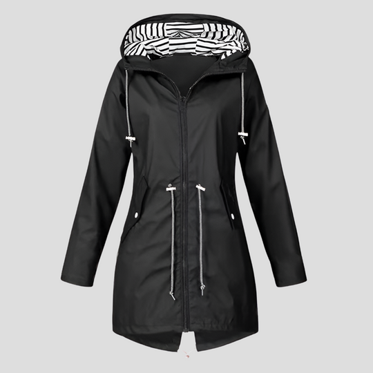 R&B | Wasserdichte Damenjacke mit Kapuze