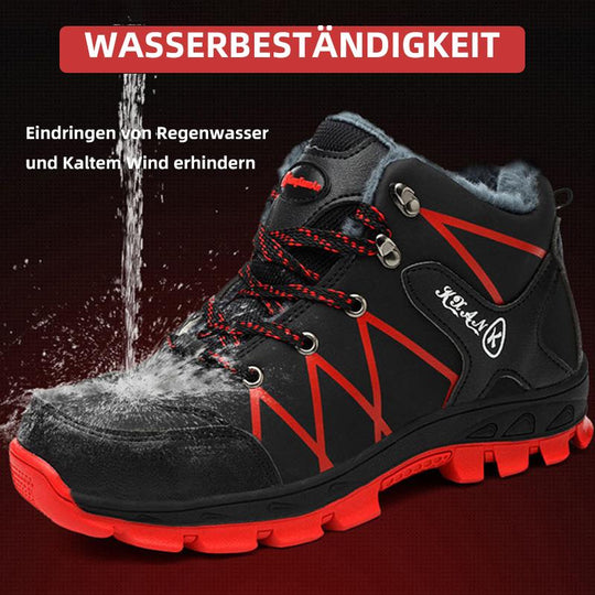 Anti-Smashing und Anti-Pannen Winter plus Samt Anti-Kälte  und Warm Sicherheitsschuhe R&B