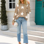 R&B | Sternstrickpullover Mit Verspieltem Muster