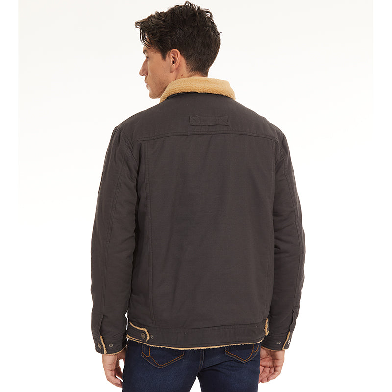R&B | Winterjacke mit Sherpa-futter Wasserabweisend Warm und Robust