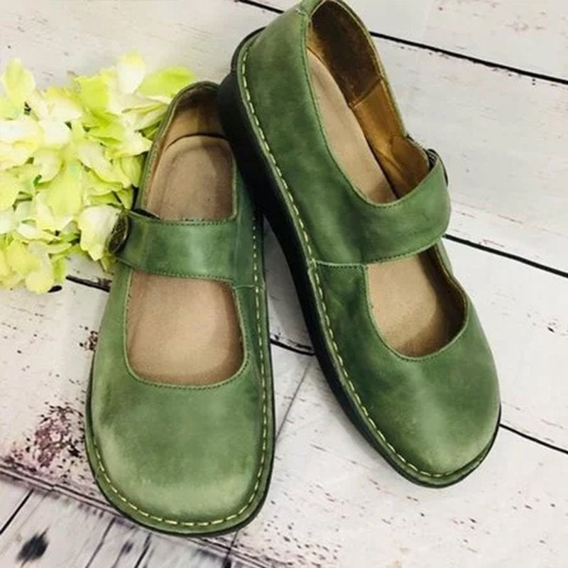 R&B | Damen Weinlese Einstiegs Sandalen Frauen Schuhe Aus Wildleder